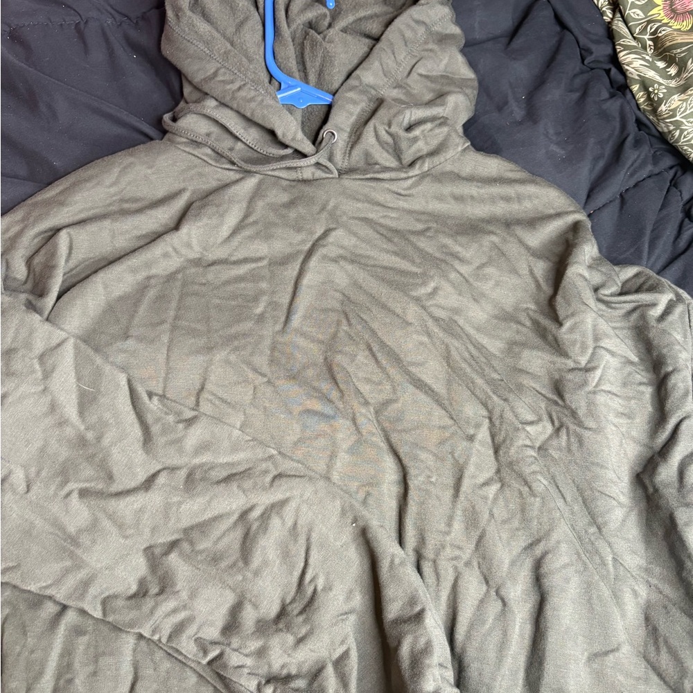 Olive green hoodie